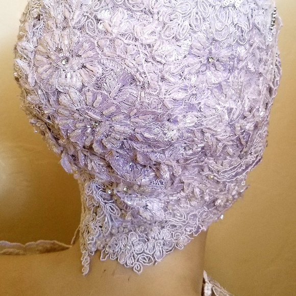 Beaded Embroidered Lace Gatsby Flapper Headpiece